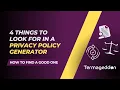 How To Choose A Good Privacy Policy Generator for Your Website