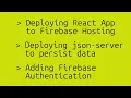 Deploying a react application to Firebase Hosting