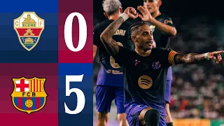 ELCHE 0 vs 5 FC BARCELONA | LALIGA 2026/27 MD01 🔵🔴