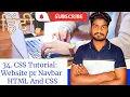 CSS Tutorial Website pr Navbar bnaen Web Development TutorialHindi CSS Zero To Hero Class