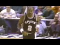 Moses Malone With The Spurs in 1995 VERY RARE FOOTAGE