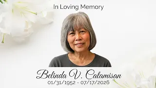 Corpus Christi Funeral Mass for Belinda V Catamisan - Friday August 7 2026 at 12 00PM