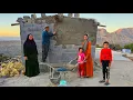Download Lagu The art of cooking with fire by a nomadic girl and building a nomadic hut