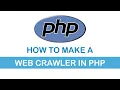 How to make a Web Crawler in PHP