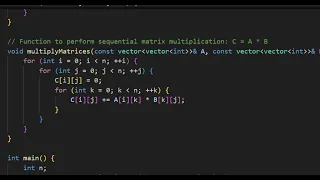 Parallel Matrix Multiplication using OpenMP - UMS