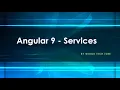 Angular tutorial - Services Learn angular 9 Services