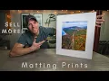 Matting Prints - Easily Mat your own prints at home for a professional look How I do it