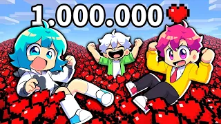 Tôi Sở Hữu 1.000.000 TIM Trong Minecraft ?! 🤯🩷