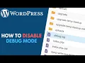 WordPress How to Deactivate Debug Mode Disable Debug Mode via File Manager