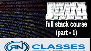Java full stack course Part 1