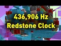 Lightspeed redstone 436 906 hz redstone clock
