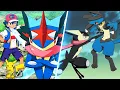 Download Lagu Ash Greninja VS Mega Lucario - Pokemon Journeys AMV - Heroes Tonight