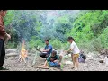 Download Lagu Fun Family Picnic by the River, Building a New Buffalo Barn, Free Family Farm Life | Farmer Family