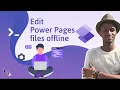 Power Pages Command Line Download Upload files to local machine in VS Code