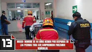 Mixco: Hombre de 44 años herido por disparos en las piernas tras ser sorprendido forzando vehículos