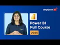 Power BI Full Course 2026 From Basics to Advanced Dashboards Simplilearn