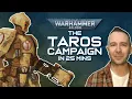 THE TAROS CAMPAIGN in 25 minutes with Moving Maps Warhammer 40k Lore