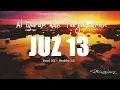 Download Lagu Juzz 13 Al Quran dan Terjemahan Indonesia