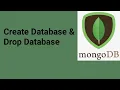 Create Database Drop Database Part MongoDB tutorial in Hindi