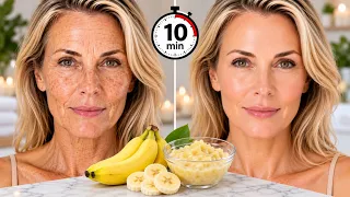 Banana Erases Wrinkles in 10 Minutes — Your Face Looks 15 Years Younger! 🍌