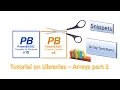PowerBasic Snippets - Tutorial on Libraries part 8 Array handling