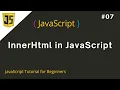 Update Text of an HTML Element by using InnerHtml in JavaScript