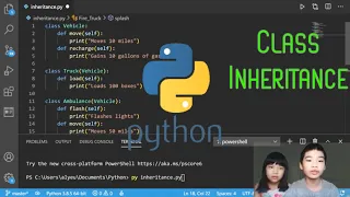 How to Code PYTHON Class Inheritance Tutorial
