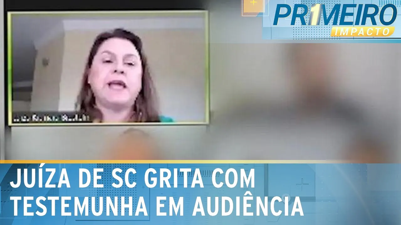 Juíza de SC que gritou com testemunha é suspensa de audiências | Primeiro Impacto (29/11/23)