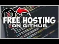 How to host a website FOR FREE using GitHub Pages