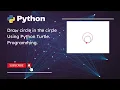 Draw Circle in the circle Python Turtle