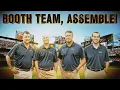 Gary Cohen Keith Hernandez Ron Darling Steve Gelbs get SNY booth assembled Anchorman-style SNY
