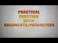 Java program with function arguments with practical