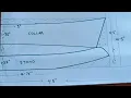 HOW TO DRAFT A SHIRT COLLAR PATTERN DETAILED BEGINNER FRIENDLY DIY