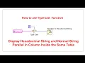 How to use Type Cast Function LabVIEW String and Hexadecimal String