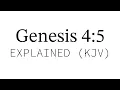 KJV Bible Explained Genesis 4 5