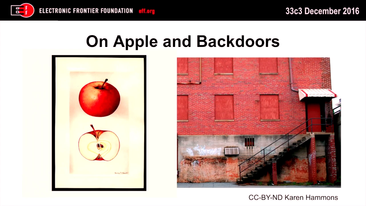 The Fight for Encryption in 2016 (33c3) - deutsche Übersetzung