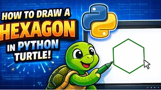 how to draw a hexagon with python turtle for beginners