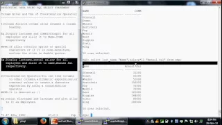 1 4 Column alias concatenation operator