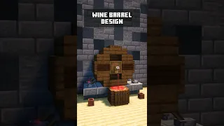 EASY Minecraft Wine Barrel Build Anyone Can Try