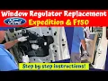 Ford Expedition F150 Window Motor Replacement