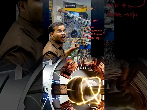 Train Me ghar ka fan chalaya😆? | #science #education #physics #learning #experiment