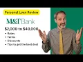 Complete guide to M T Bank s personal loans 2 000 to 50 000