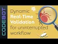 CodeBOT app Real-Time Validation
