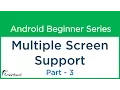 Android Tutorial Multiple Screen Support - 3