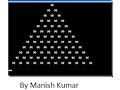 C program to print pattern of pyramid-C programming tutorial-18