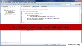Spring Tutorial 9 Dependency Injection with a Collection property Hands on using Eclipse IDE