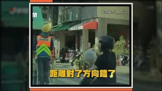 男子邊騎車邊丟垃圾 結果砸到清潔隊員