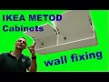 IKEA METOD Cabinets wall mounting