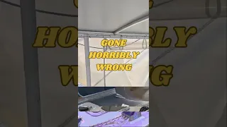 It All Falls Down! Sailing Disaster 😬 #oops #disaster #boatingadventure #shortsviral