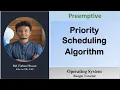 Preemptive priority scheduling algorithm operating system Bangla Tutorial